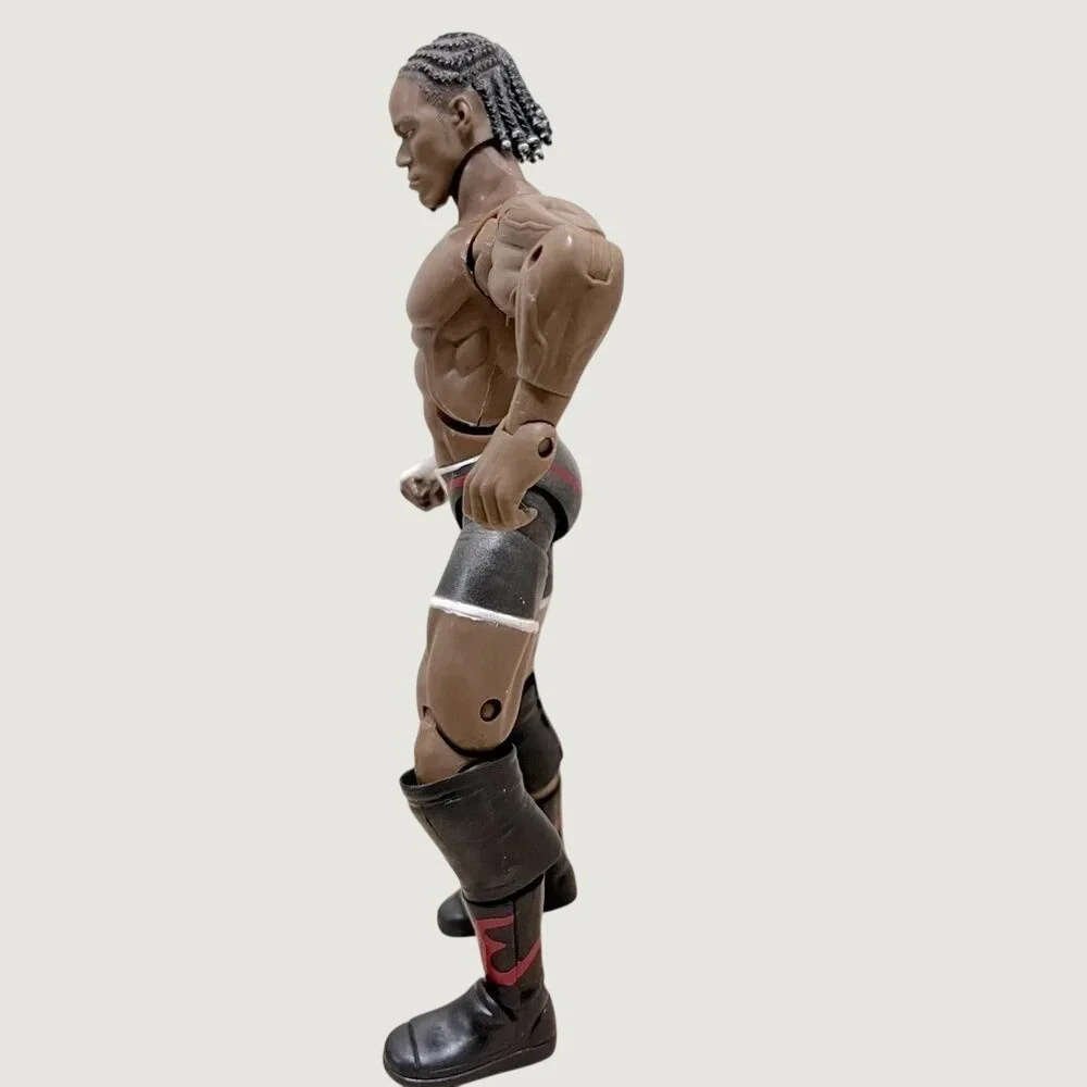 WWE Mattel Elite Elijah Burke Action Figure Black White Trunks 7 Inch Wrestler